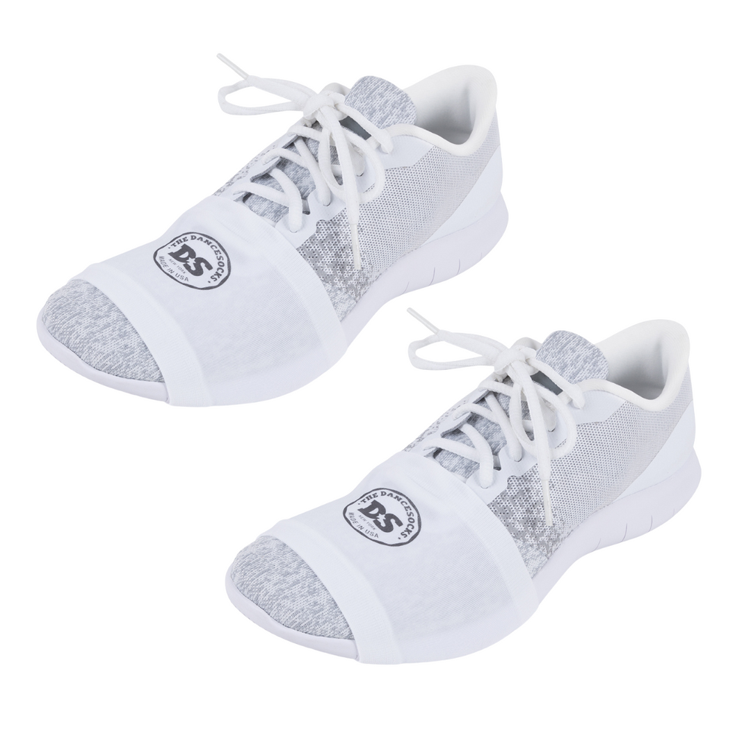 THE DANCESOCKS - 100% USA Made Over Sneaker Dance Socks, Smooth Floors (4  Pair Packs)