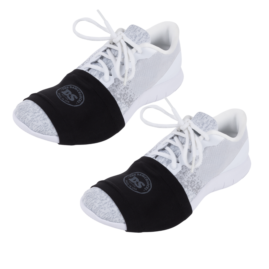 4 Pairs Dance Socks Shoe Socks on Smooth Floors Over Sneakers,Smooth Pivots  and Turns to Dance on Wood Floors Protect Knees, 4 Pairs（black & Grey &  Blue & Pink） : : Clothing, Shoes & Accessories